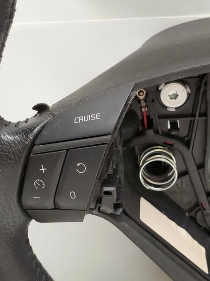 04-09 VOLVO S60 SEDAN STEERING WHEEL W/ CRUISE CONTROL LEATHER BLACK 30741684