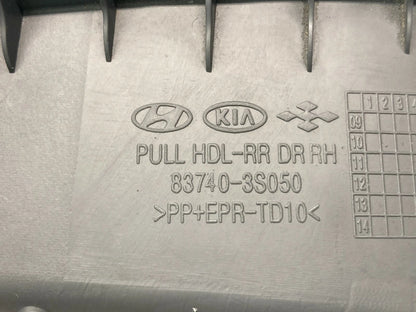 2011-2014 HYUNDAI SONATA REAR RIGHT INTERIOR DOOR PULL HANDLE 837403S050 OEM