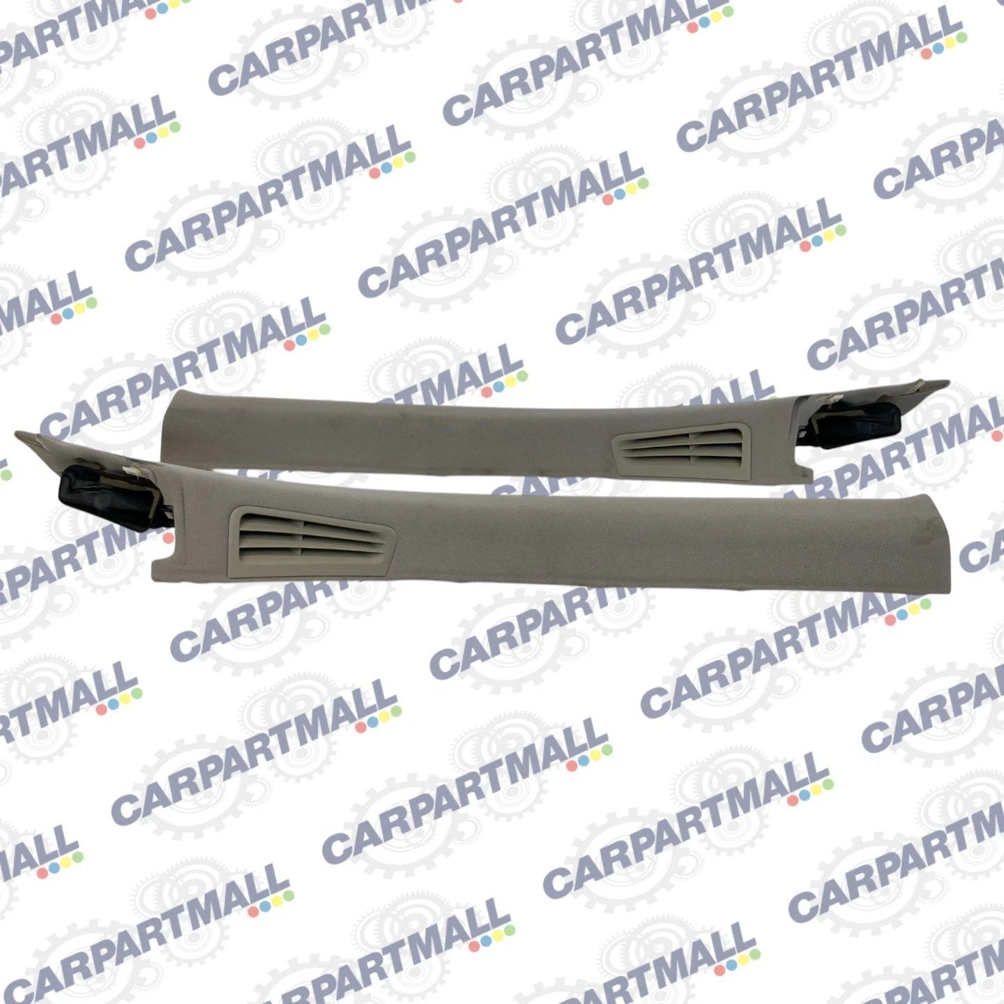 08-13 INFINITI G37 SEDAN INTERIOR FRONT WINDSHIELD A-PILLAR TRIM PANELS PAIR OEM