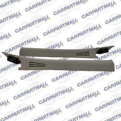 08-13 INFINITI G37 SEDAN INTERIOR FRONT WINDSHIELD A-PILLAR TRIM PANELS PAIR OEM