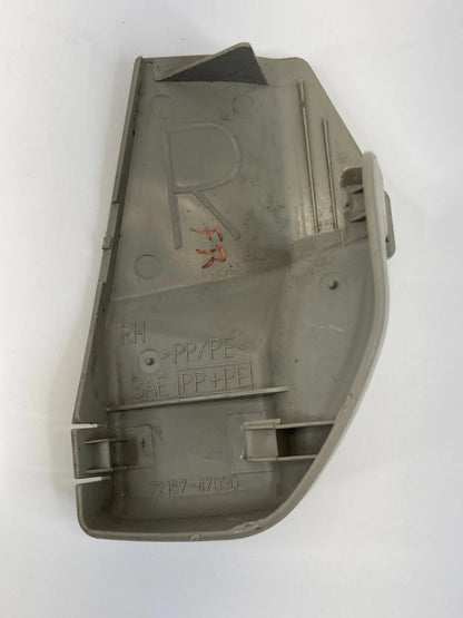 2004-2009 TOYOTA PRIUS FRONT RIGHT SEAT TRACK END COVER END CAP TRIM 72157-47030