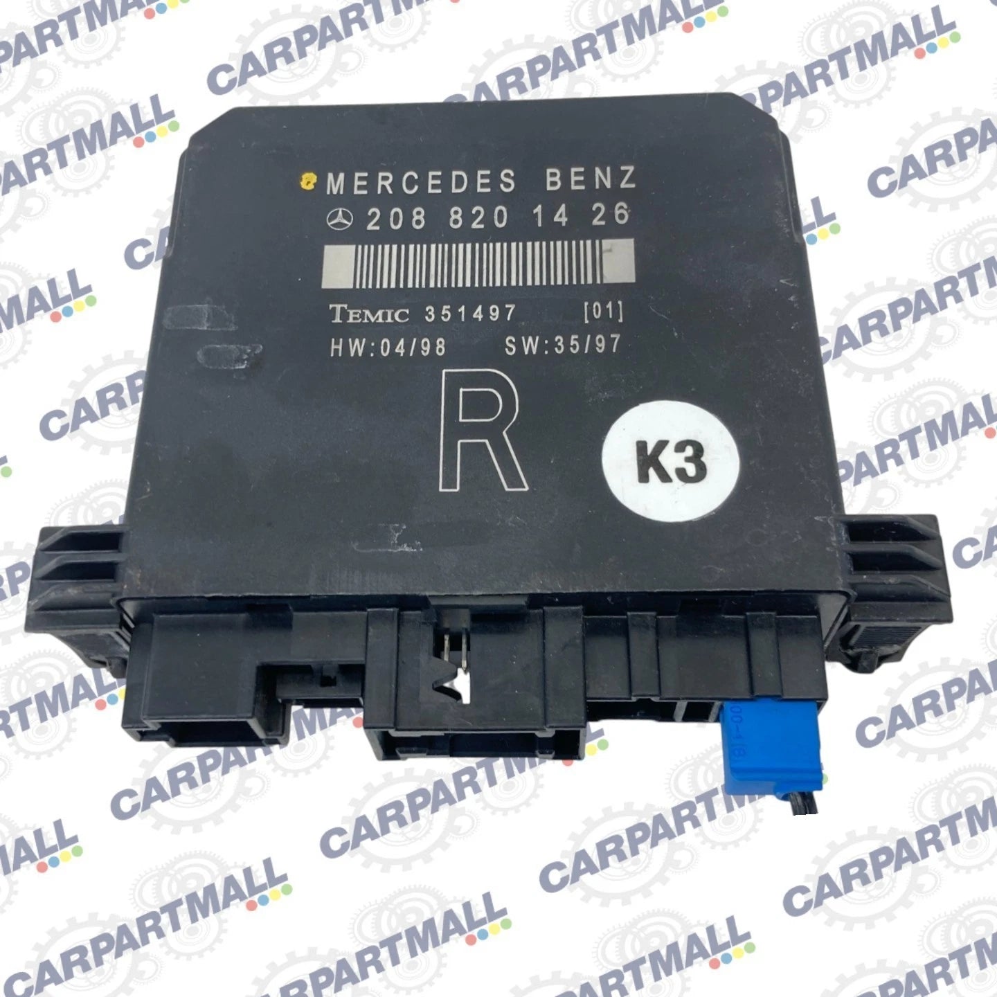 1998-2002 MERCEDES-BENZ E430 FRONT RIGHT DOOR CONTROL MODULE 208-820-14-26 OEM