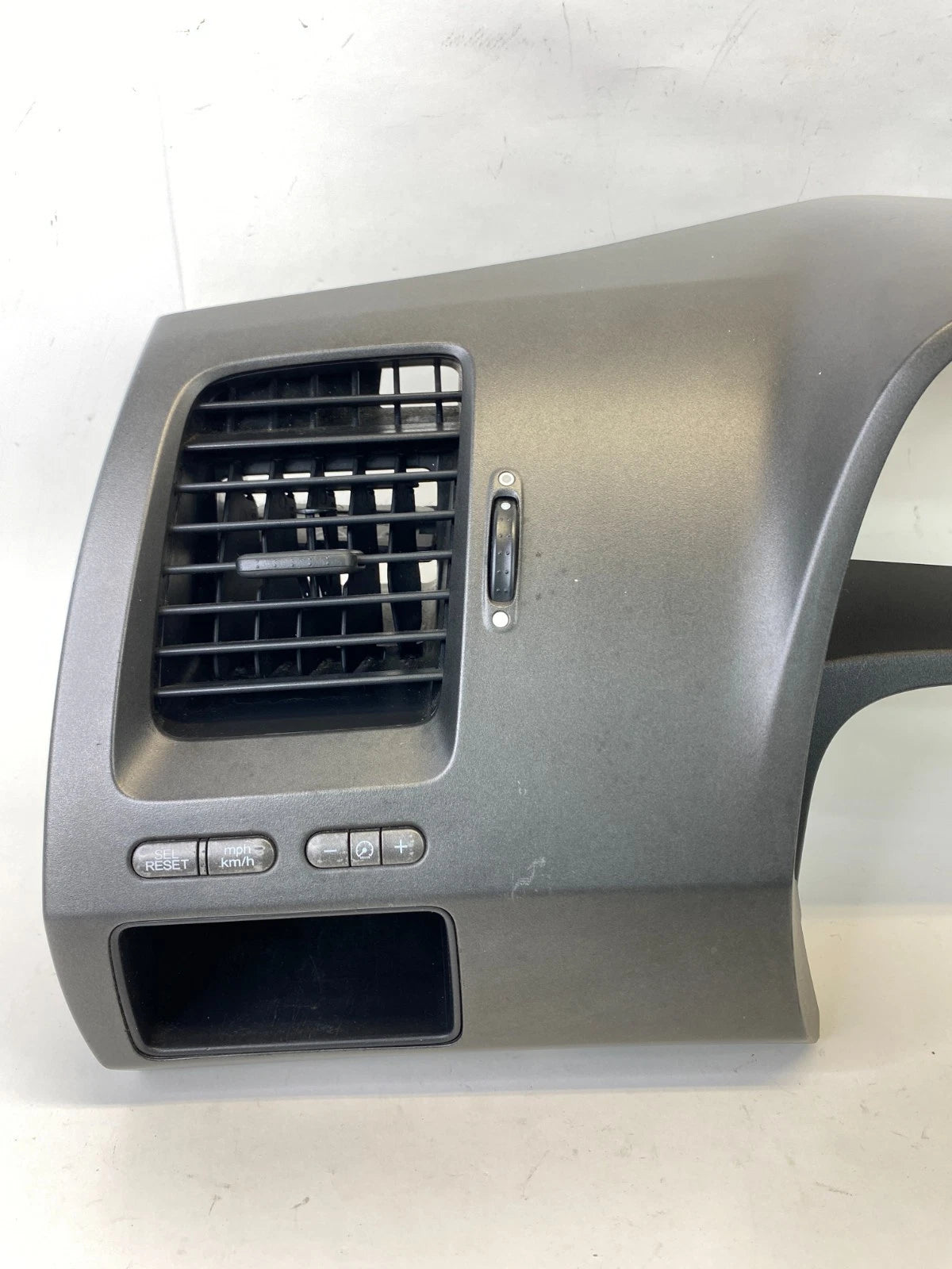 2006-2011 HONDA CIVIC DASH DISPLAY SPEEDOMETER CLUSTER BEZEL PANEL 77220SNAA020