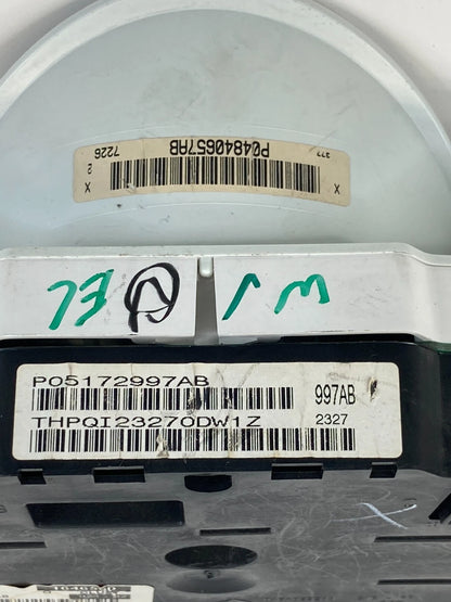 2008 2009 DODGE CALIBER INSTRUMENT CLUSTER SPEEDOMETER 1DX391DVAB UNK MILES OEM