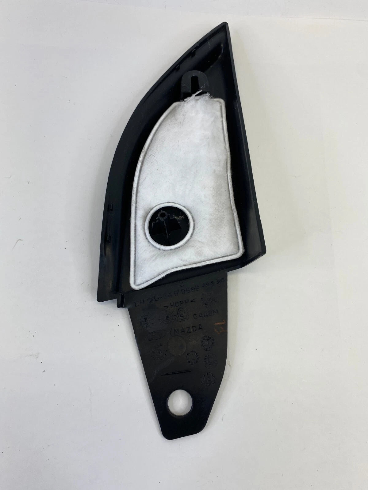 2001-2007 FORD ESCAPE INTERIOR FRONT LEFT DRIVER MIRROR COVER TRIM CORNER OEM
