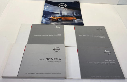 2015 15 NISSAN SENTRA SEDAN OWNERS MANUAL BOOK SET WARRANTY GUIDE OEM FACTORY