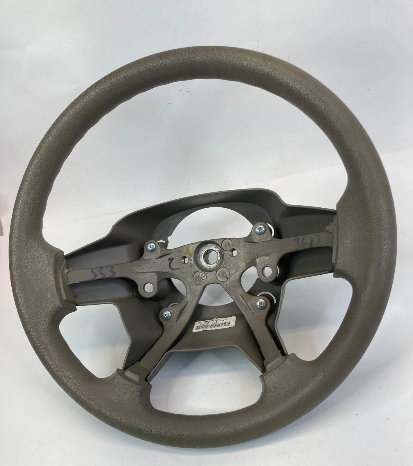 2005 2006 2007 JEEP GRAND CHEROKEE STEERING WHEEL MED KHAKI 55HM76ZJ3AC