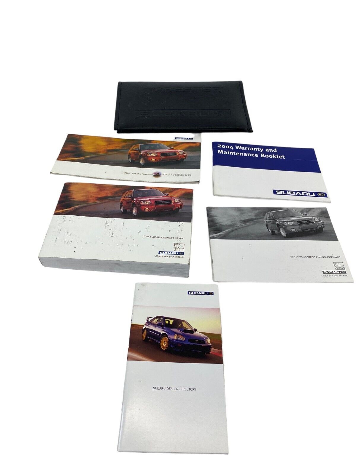 2004 04 Subaru Forester Owners Manual Guide Book Warranty Information W Case OEM