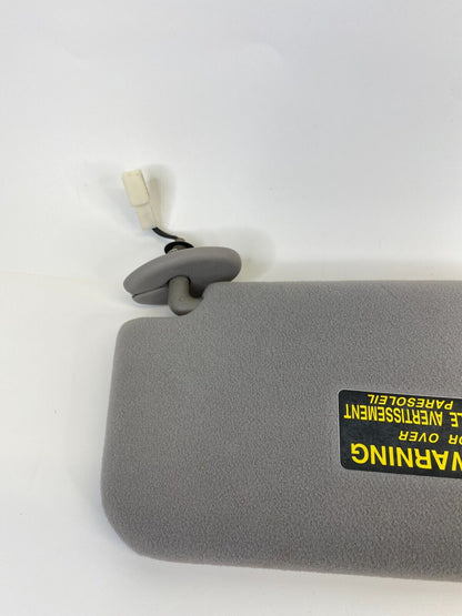 2002 2003 Lexus ES300 Passenger Right Sunvisor Sun Visor Shade RH Cloth Gray OEM