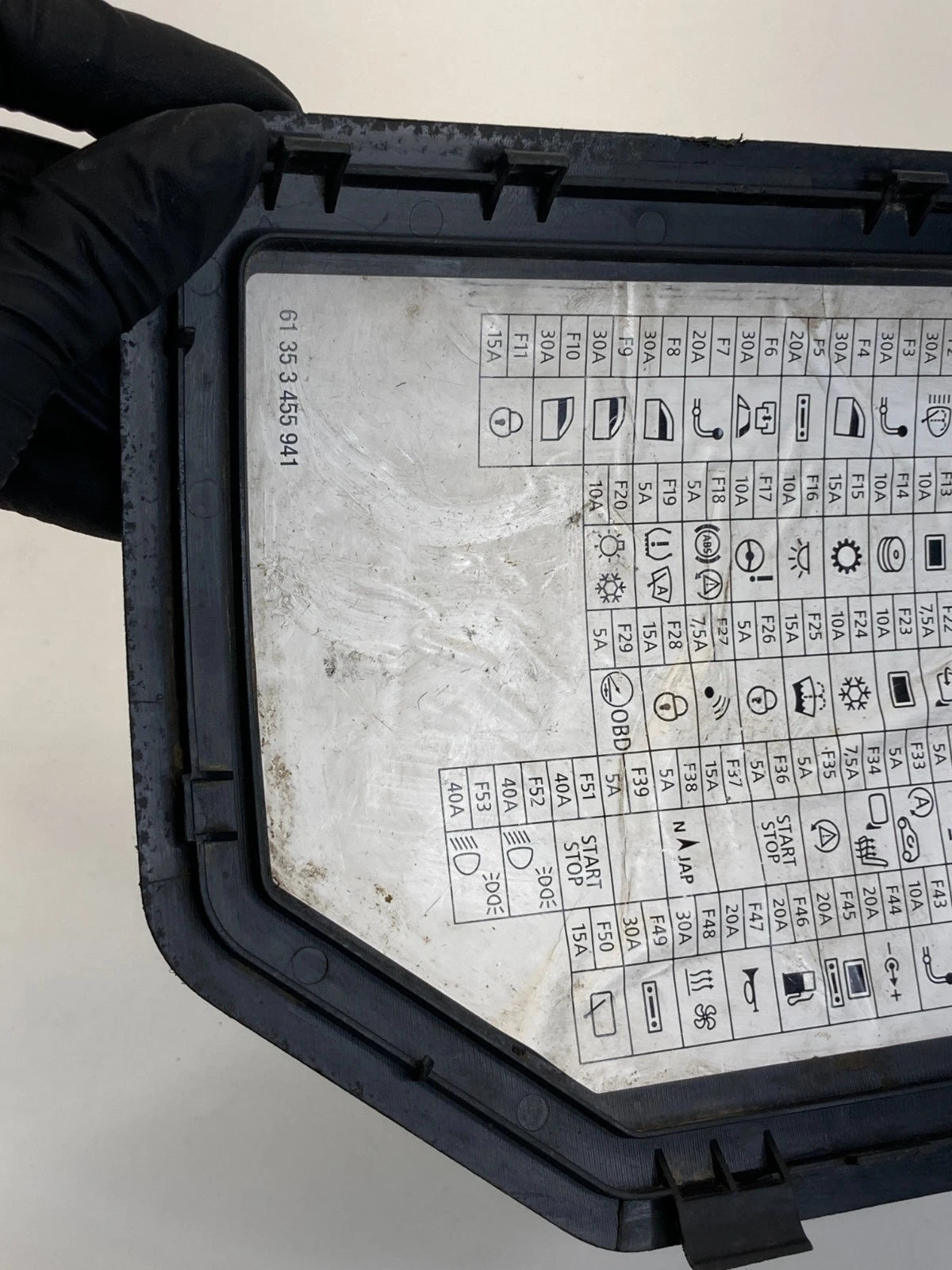 2007-2015 Mini Cooper Interior Dash Fuse Box Access Cover Trim Panel 61353455941