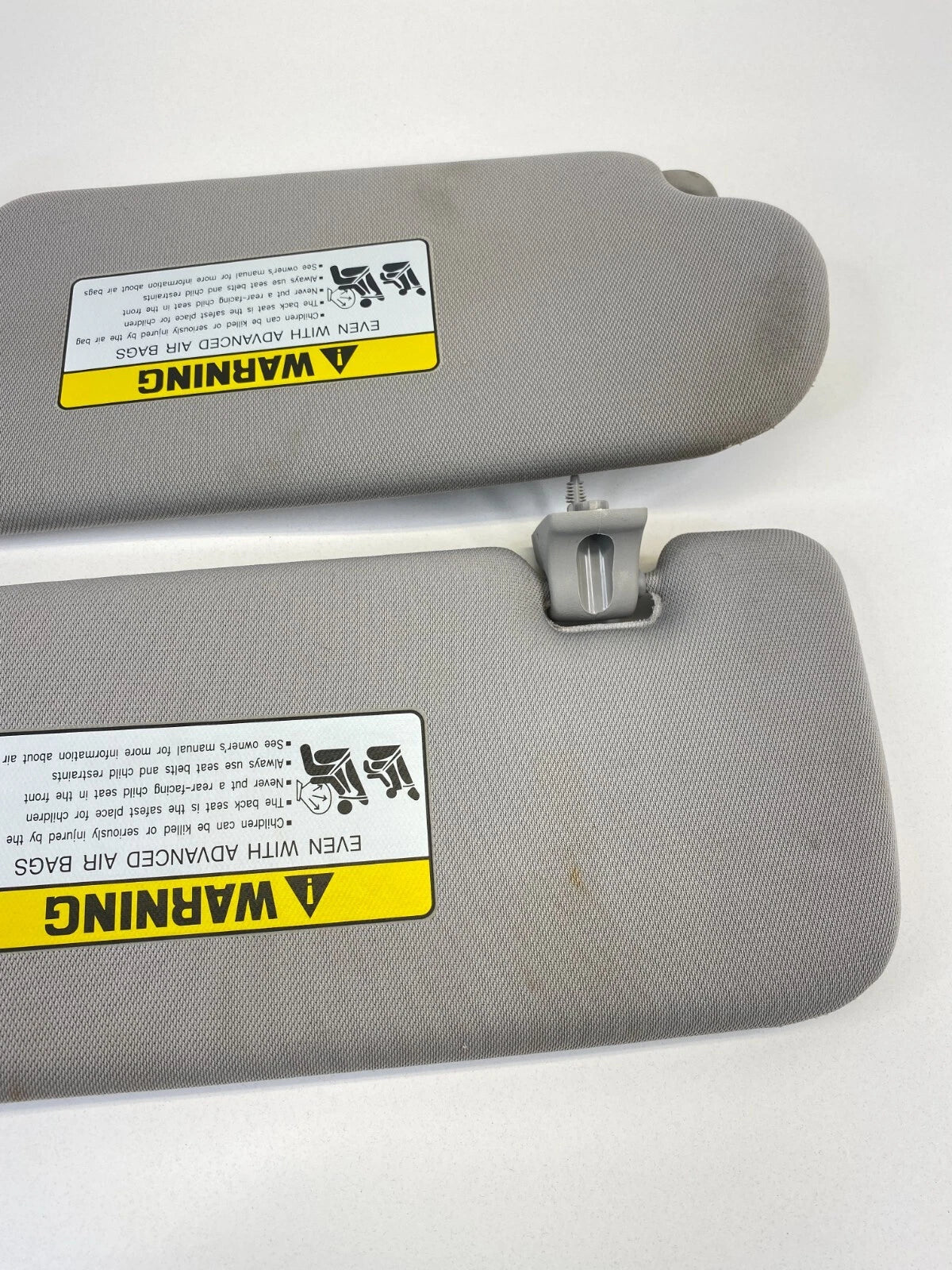 11-14 HYUNDAI SONATA DRIVER PASSENGER SUNVISOR LEFT & RIGHT SUN VISOR SET PAIR