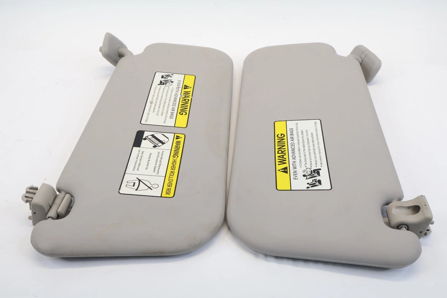 2010-2013 KIA SOUL SUNVISOR LEFT & RIGHT SUN VISORS SET PAIR SHADE GRAY OEM