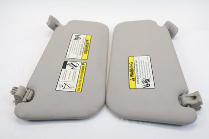 2010-2013 KIA SOUL SUNVISOR LEFT & RIGHT SUN VISORS SET PAIR SHADE GRAY OEM