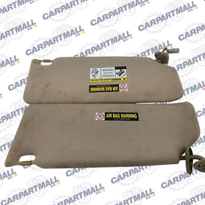 2007-2014 Honda Ridgeline Left & Right Sunvisor Sun Visors Set w/Light OEM