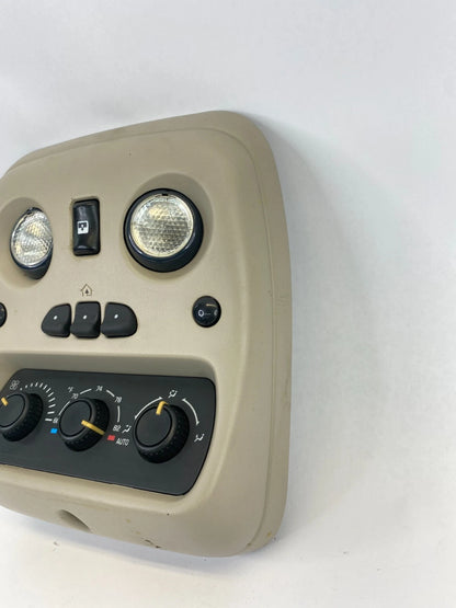 1999-2006 CHEVY TAHOE YUKON OVERHEAD CONSOLE DOME LIGHT CLIMATE CONTROL 15763048