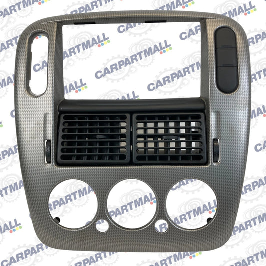 02-05 FORD EXPLORER CENTER AC CLIMATE CONTROL DASH RADIO BEZEL TRIM 4L24-7804302