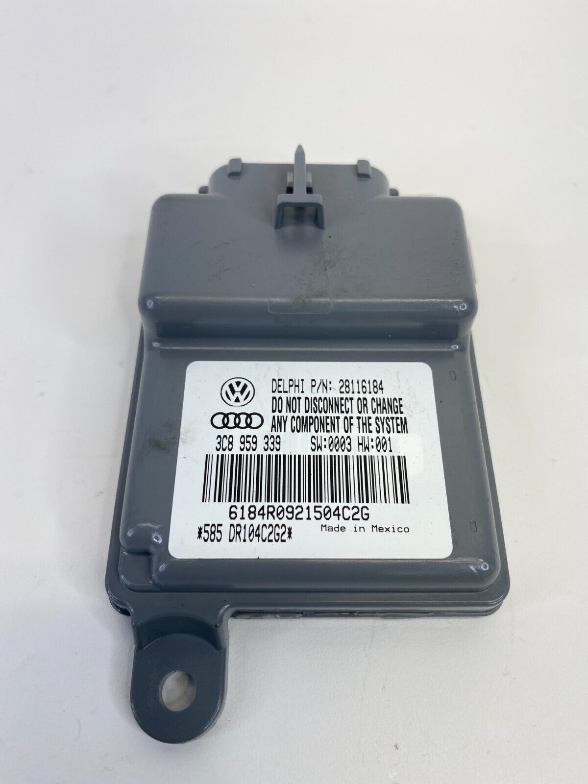 2009-2011 Volkswagen CC Front Right Seat Occupant Detection Sensor Module