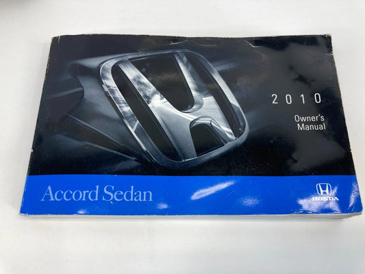 2010 HONDA ACCORD SEDAN OWNERS MANUAL WARRANTY INFORMATION GUIDE W/ CASE OEM