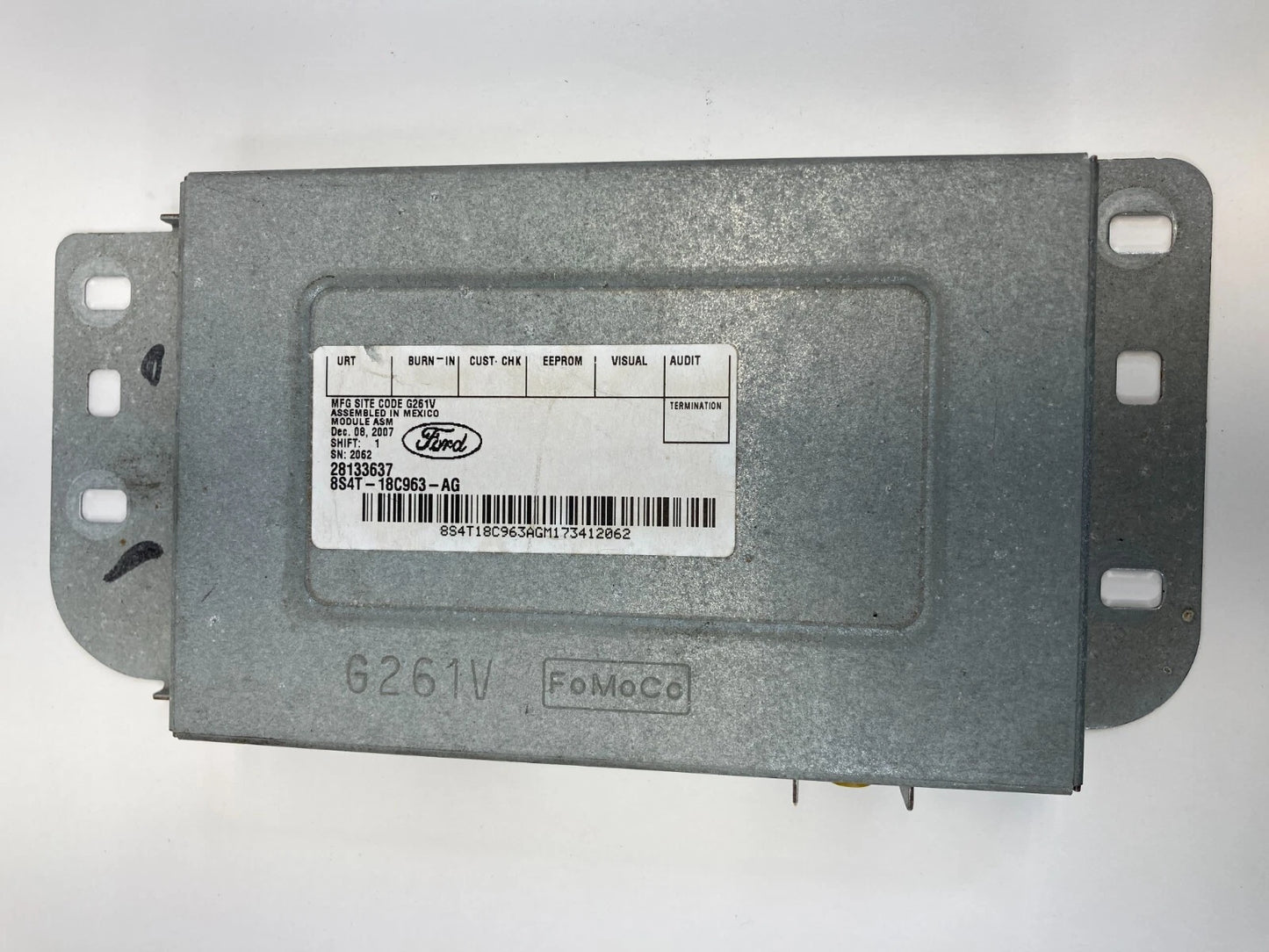 2008 2009 FORD ESCAPE SIRIUS SATELLITE RADIO AUDIO CONTROL MODULE 8S4T-18C963-AG