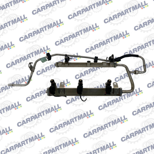 11-19 FORD EXPLORER 3.7L FUEL INJECTION RAIL WITH INJECTORS AT4E-9F797-GA OEM