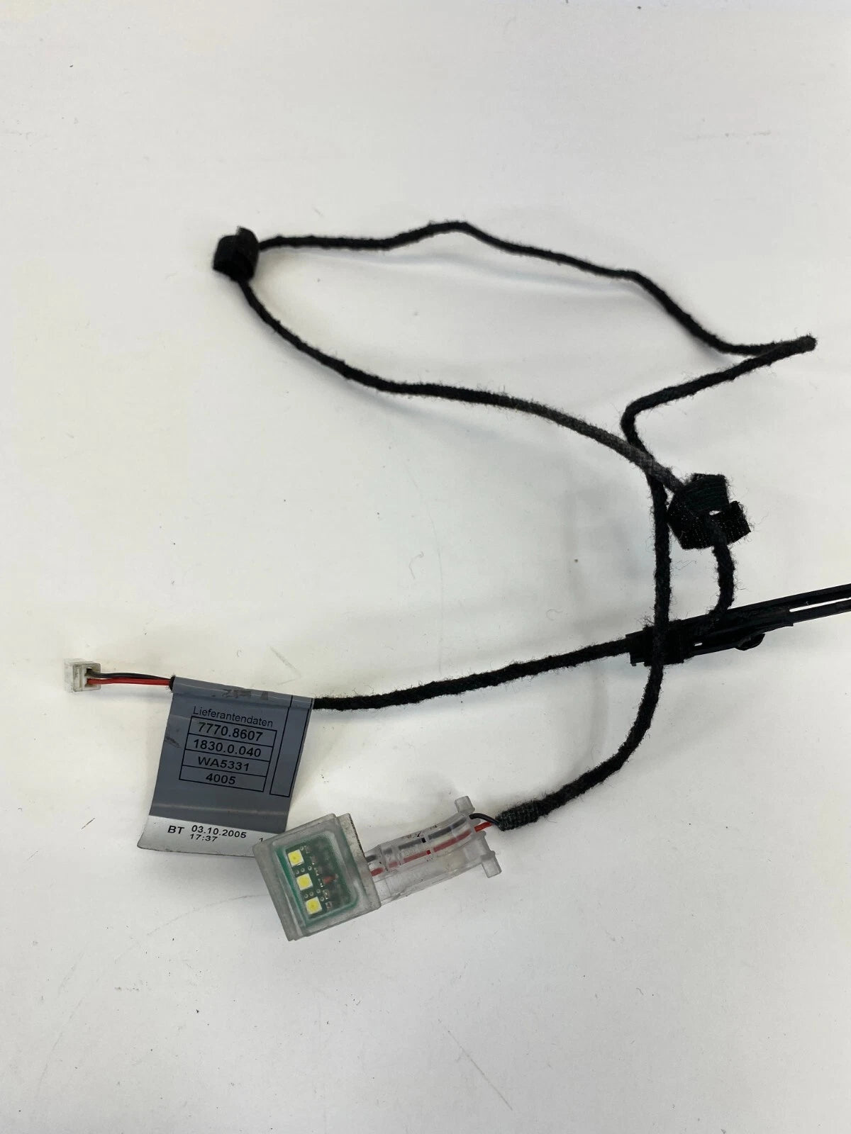 2006 BMW 330XI 330I DOOR HANDLE LIGHT WIRING HARNESS RIGHT OEM FACTORY 693659205