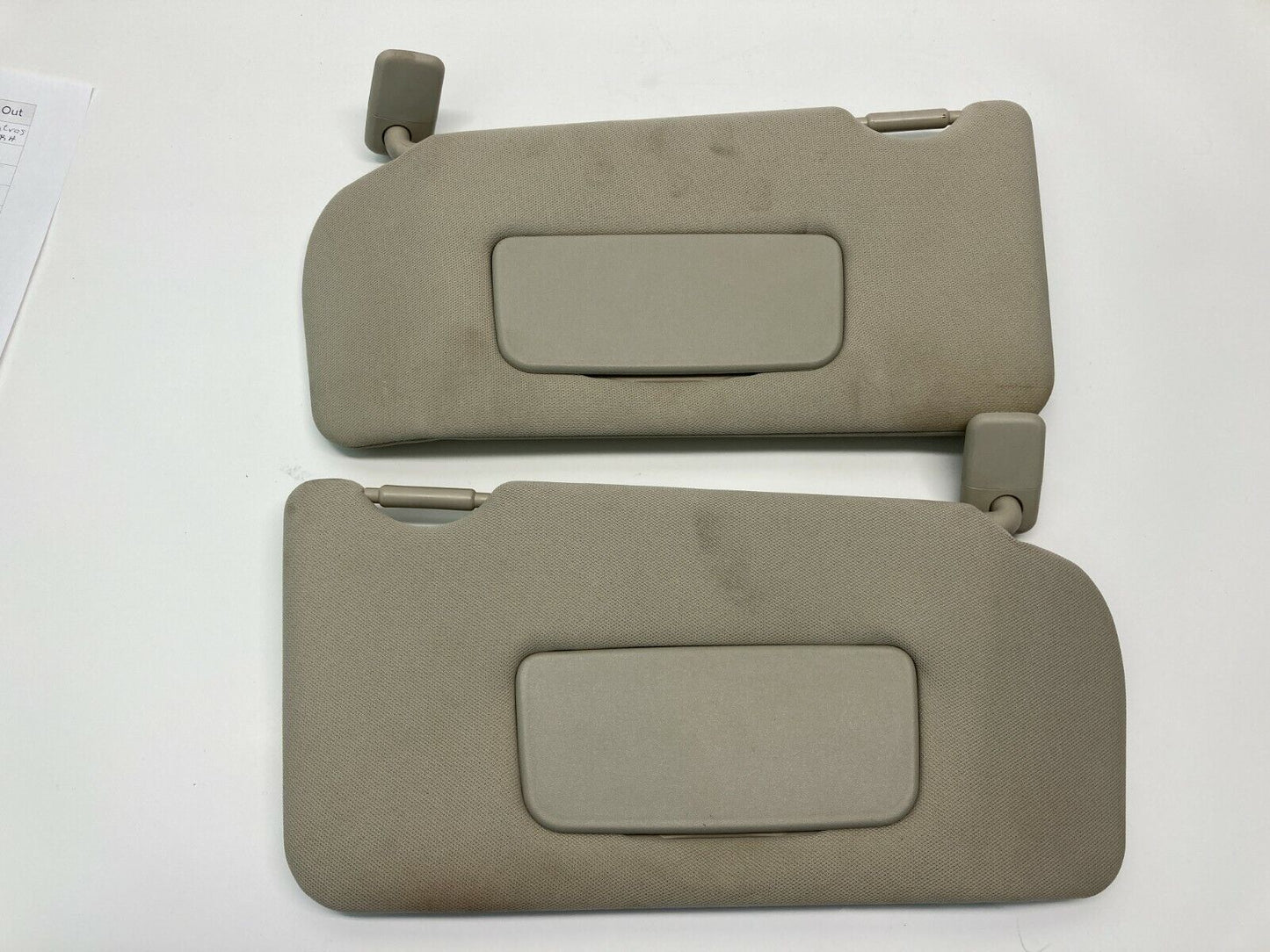 2008 2009 08 09 Nissan Altima Sunvisor Left & Right Sun Visor Shade Pair Set OEM