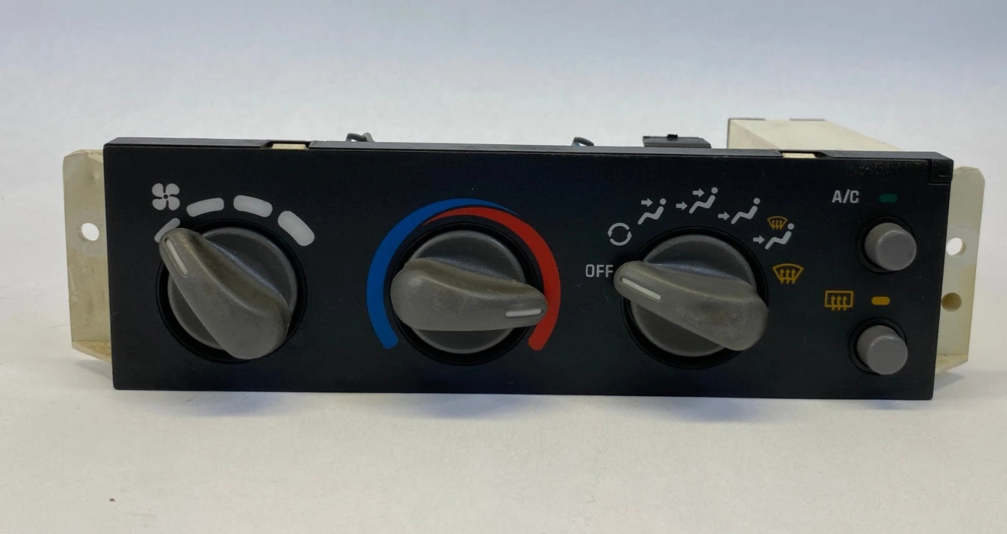 2000-2002 PONTIAC SUNFIRE CLIMATE CONTROL SWITCH UNIT FRONT OEM FACTORY 09350502