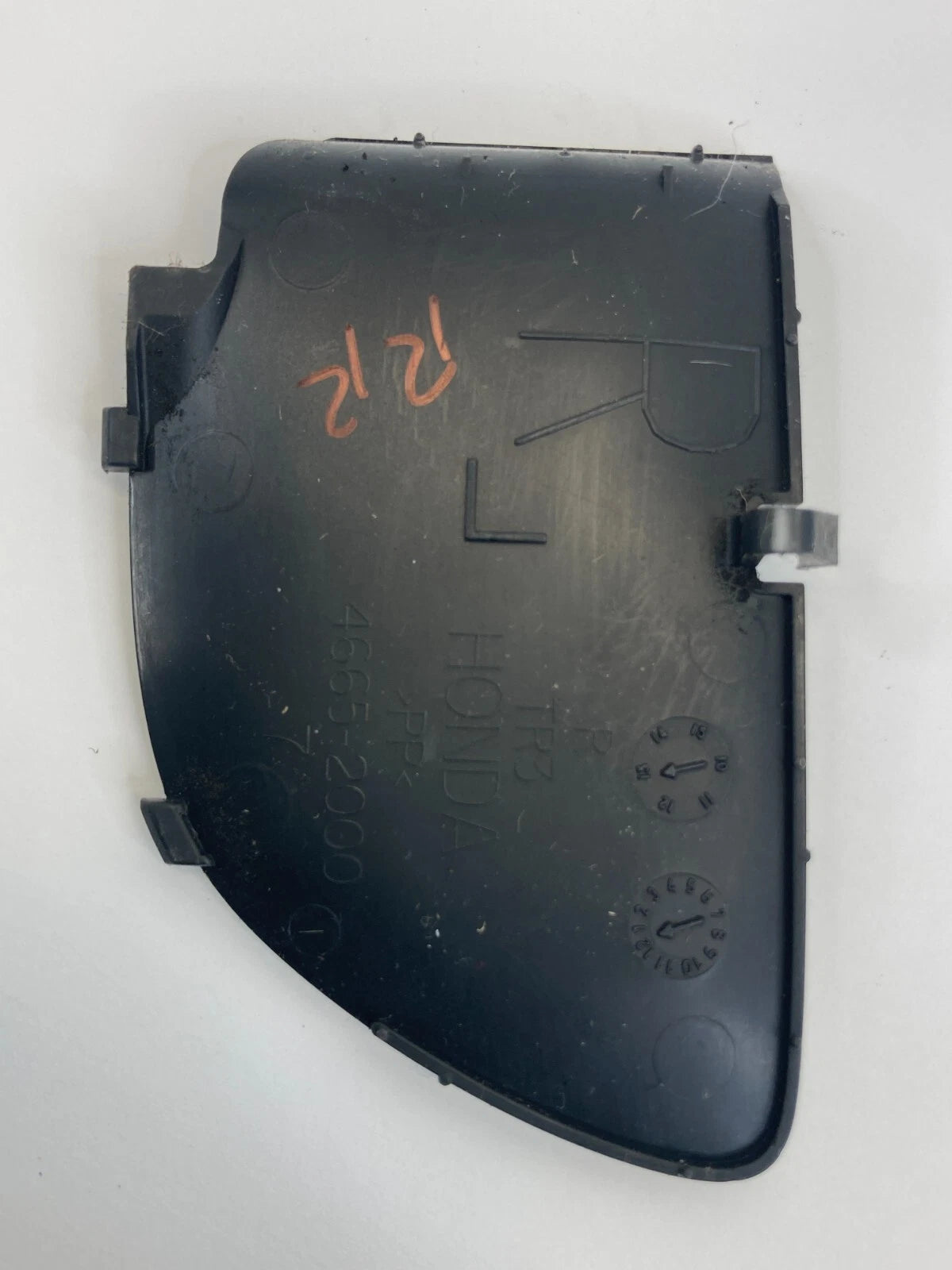 12-15 HONDA CIVIC SEDAN REAR RIGHT BACK SIDE INTERIOR DOOR HANDLE CAP TRIM OEM