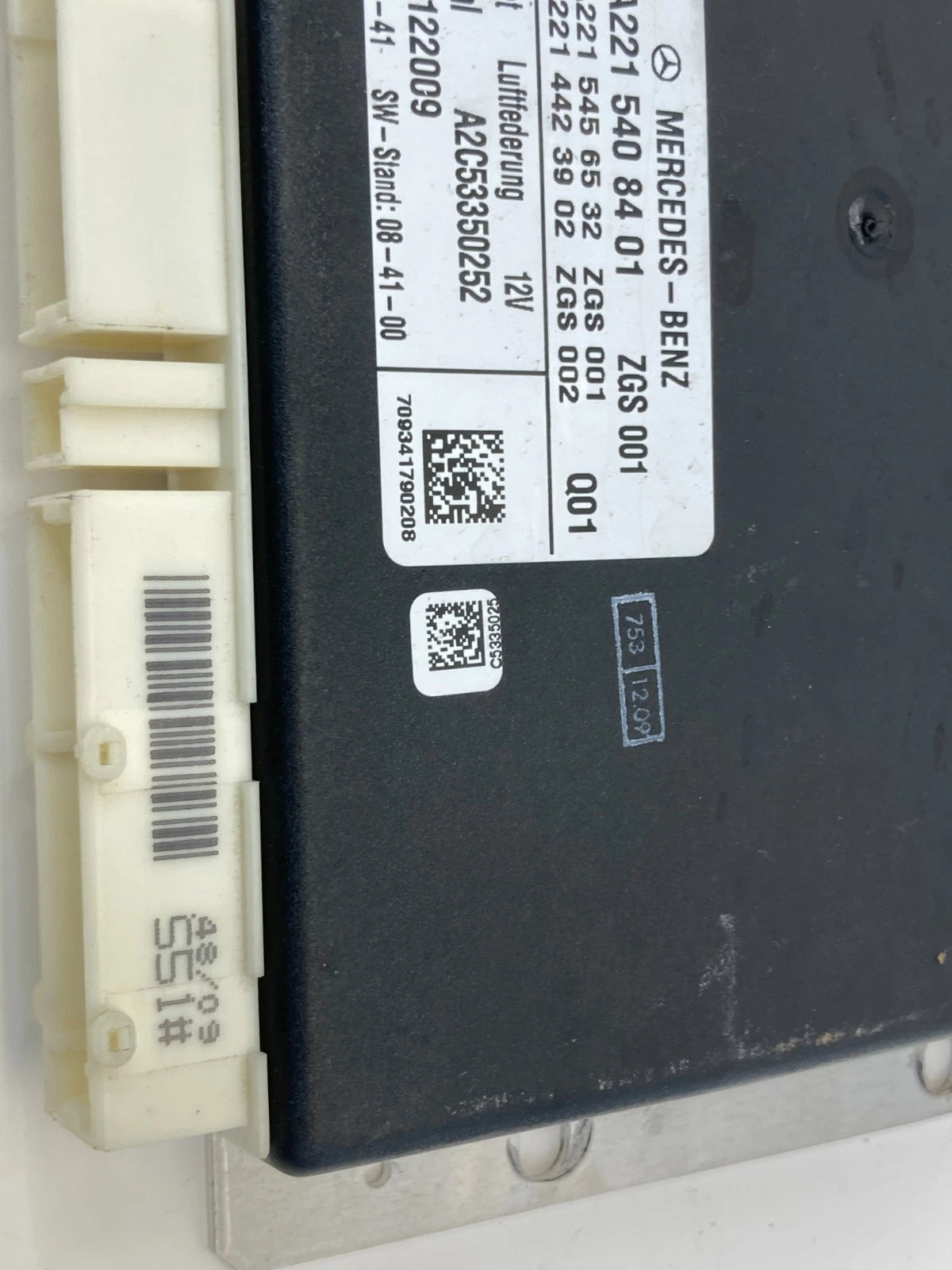 2007-2014 Mercedes-Benz CL550 Suspension Control Module Unit 221-540-84-01 OEM