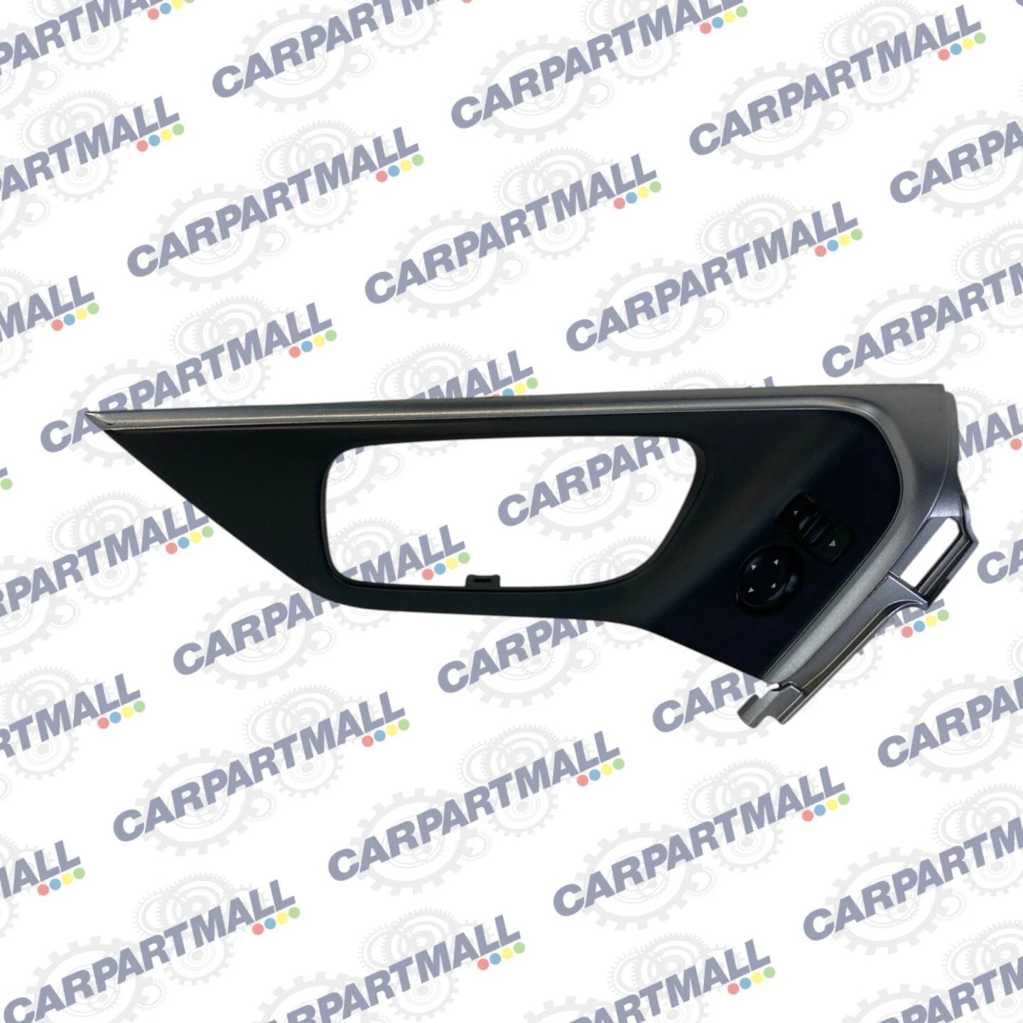 13-18 NISSAN ALTIMA FRONT LEFT SIDE DOOR INNER HANDLE BEZEL W/ MIRROR SWITCH