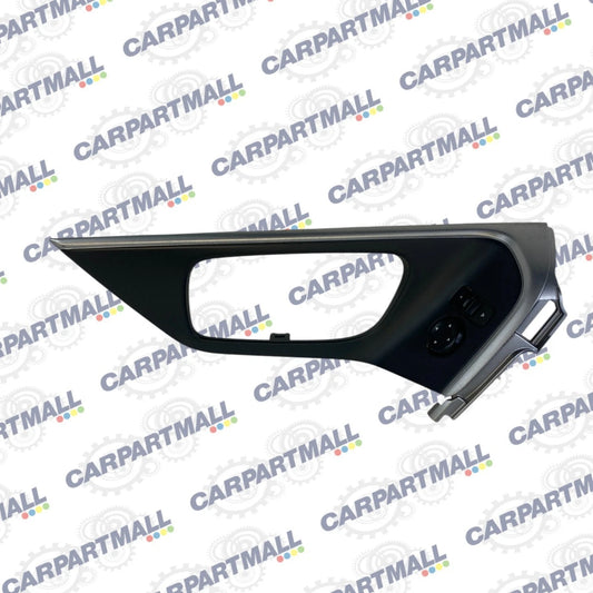 13-18 NISSAN ALTIMA FRONT LEFT SIDE DOOR INNER HANDLE BEZEL W/ MIRROR SWITCH