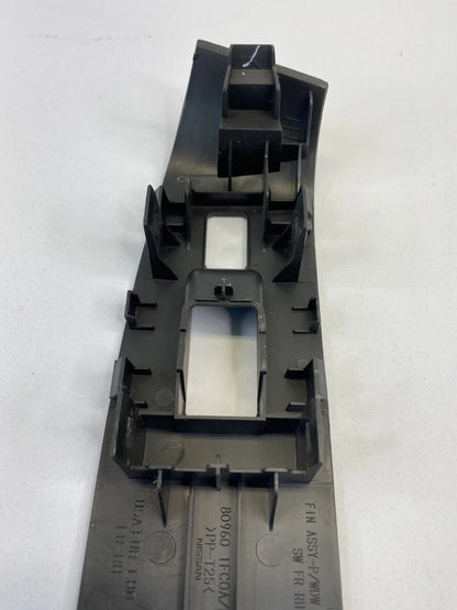 09-14 NISSAN CUBE FRONT RIGHT PASSENGER DOOR WINDOW SWITCH BEZEL OEM 80960-1FC0A