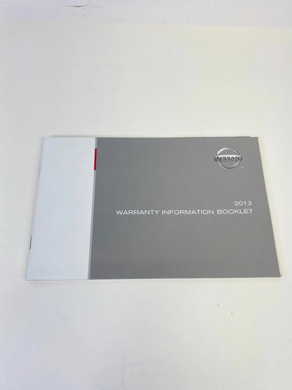 2013 13 NISSAN ROGUE OWNERS MANUAL & WARRANTY INFORMATION SET KIT W/ CASE OEM