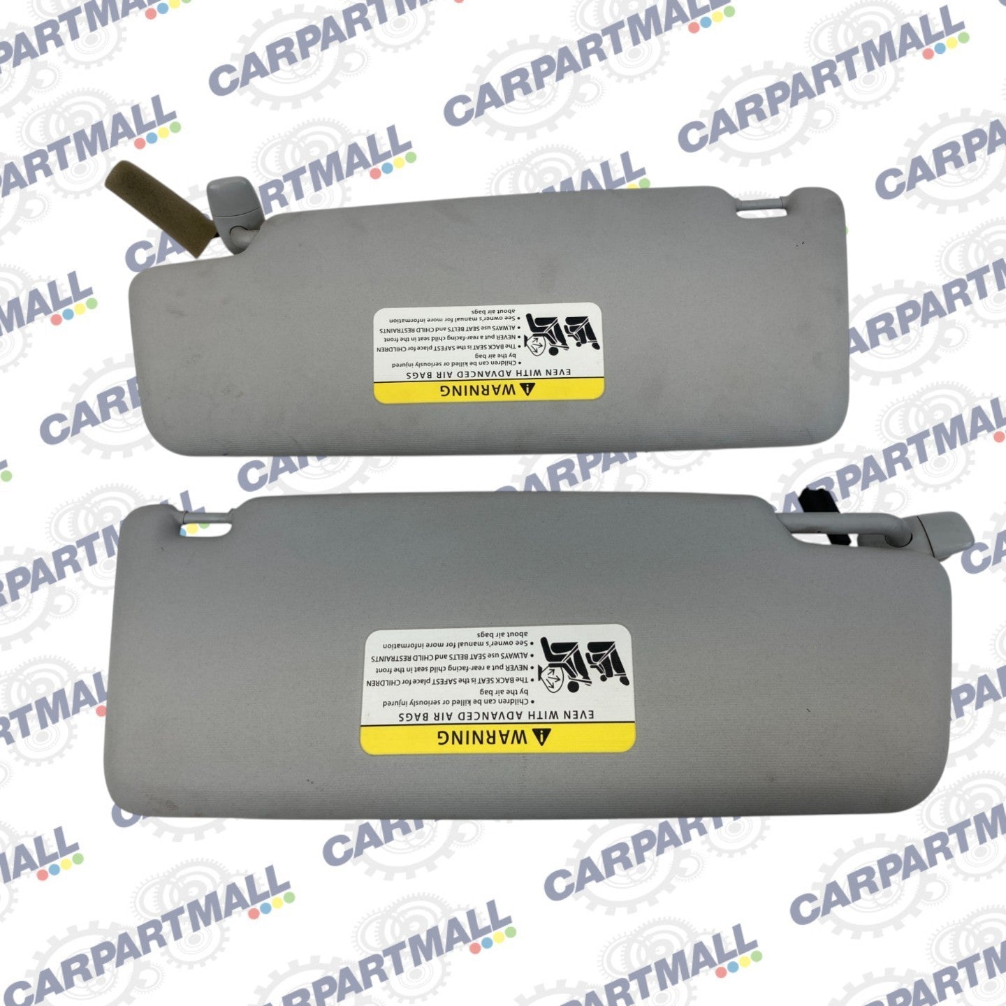 2012-2016 Volkswagen Passat Left & Right Side Sunvisor Sun Visor Shade Set OEM