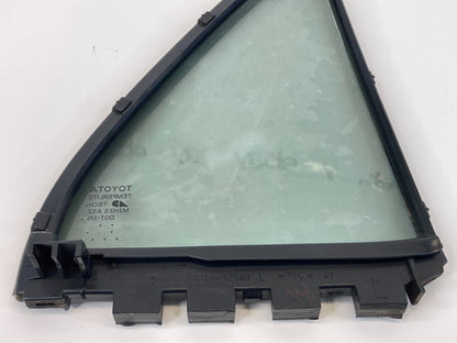 03-08 Toyota Corolla Sedan Rear Left Door Quarter Vent Window Glass 68189-02040