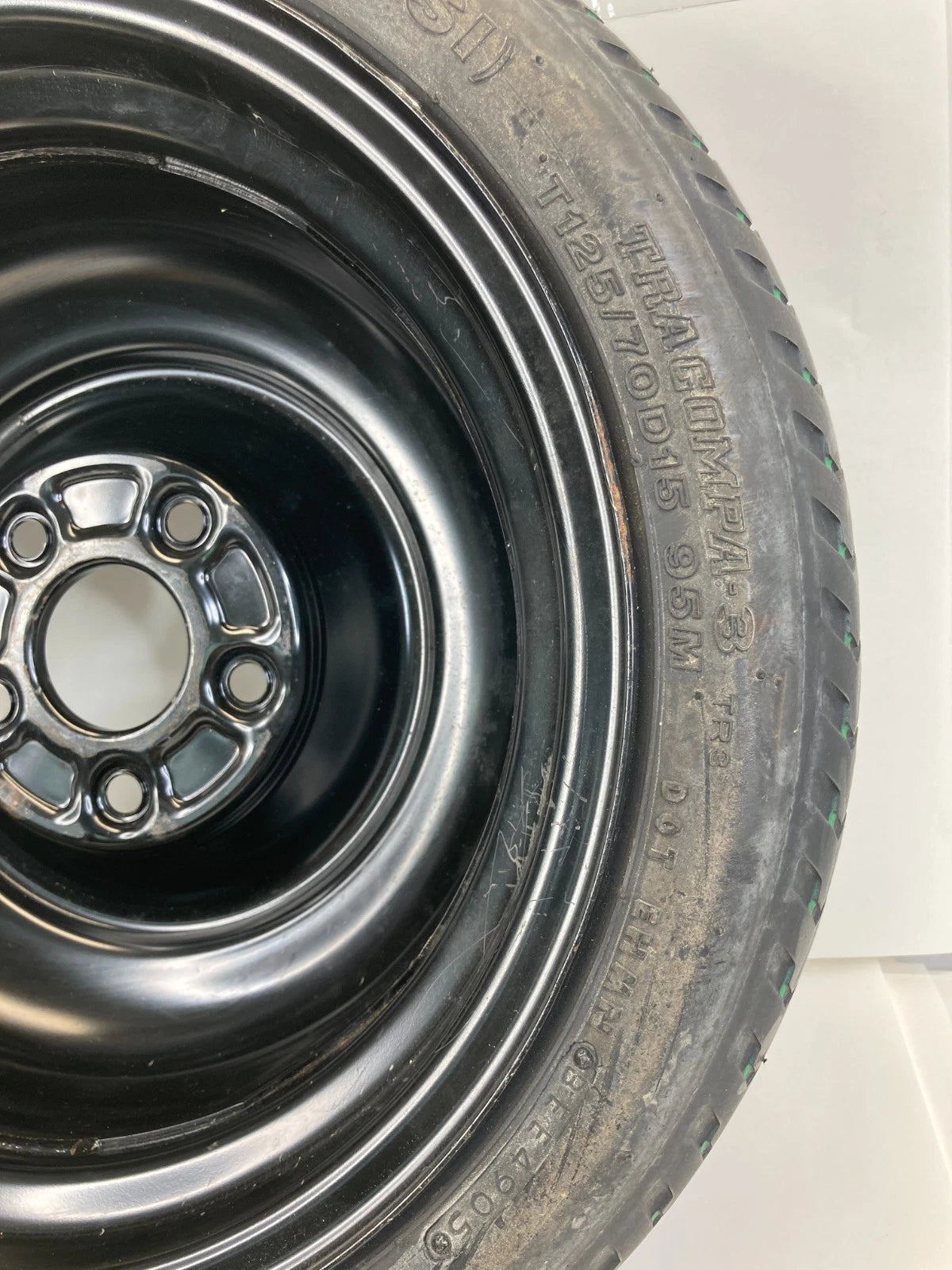 06-11 HONDA CIVIC EMERGENCY SPARE TIRE WHEEL RIM COMPACT DONUT T125/70/D15 95M