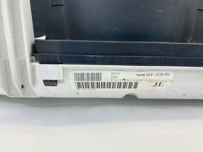 2006 ACURA TL 3.2 AT DASH INSTRUMENT CLUSTER SPEEDOMETER 78100-SEP-A22 UNK MILES