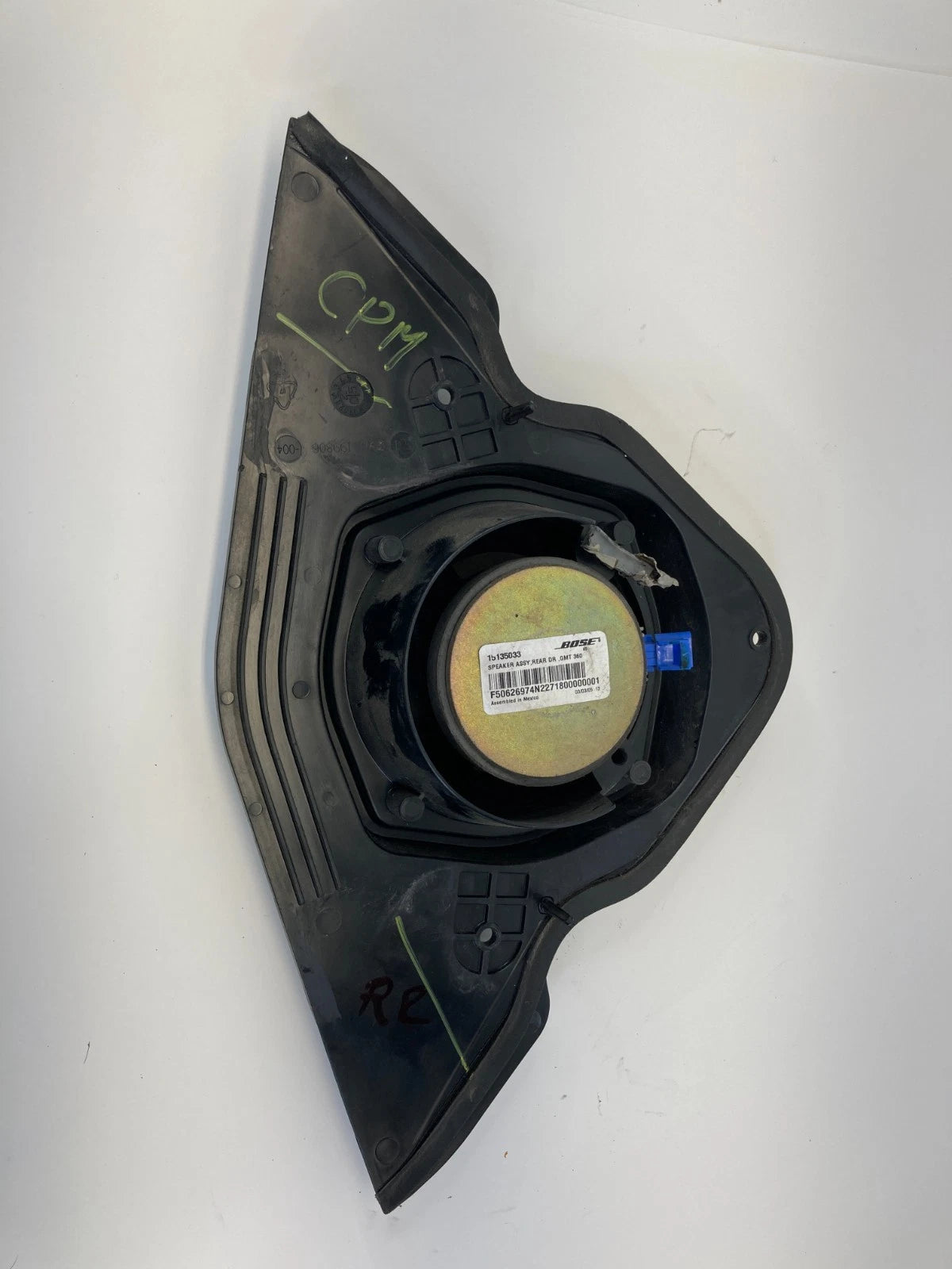 02-09 CHEVROLET TRAILBLAZER REAR RIGHT PASSENGER DOOR BOSE SPEAKER 15135033 OEM