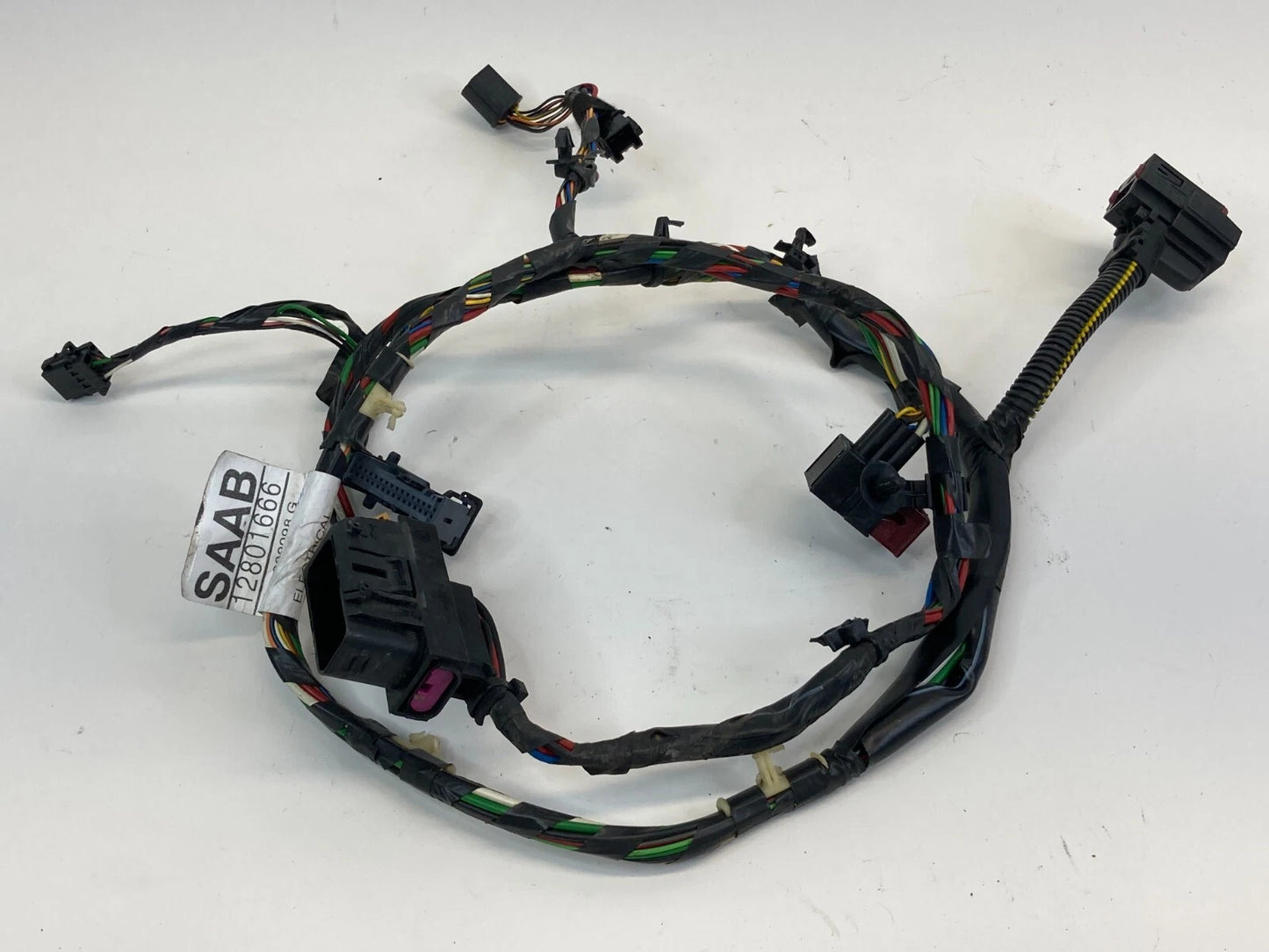 2003-2011 SAAB 9-3 93 SEDAN FRONT RIGHT SIDE DOOR WIRE WIRING CABLE 12801666 OEM