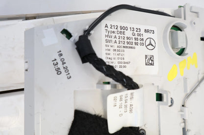 2014-2016 MERCEDES-BENZ E350 FRONT OVERHEAD CONSOLE DOME MAP LIGHT W/SWITCH OEM