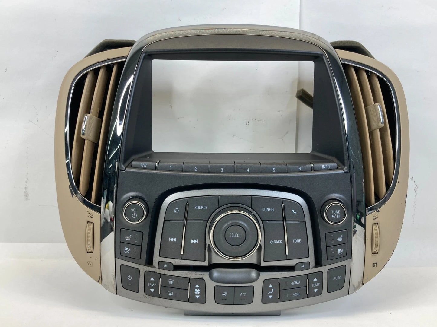 2013 13 BUICK LACROSSE RADIO & CLIMATE CONTROL FACEPLATE PANEL 22798935 OEM