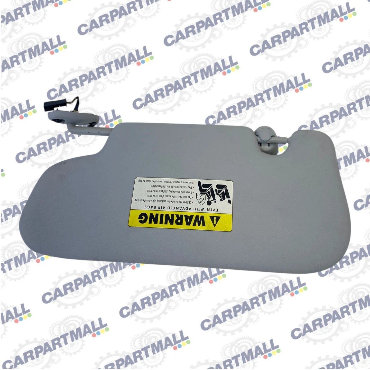 2007-2014 MINI COOPER W SUNROOF RIGHT PASSENGER SIDE SUN VISOR GREY W LIGHTS OEM