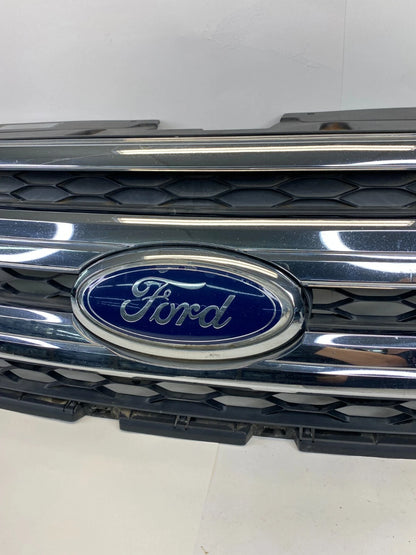 2011-2014 FORD EDGE BUMPER FRONT UPPER CHROME GRILL GRILLE TRIM BT43-8A164-ADW