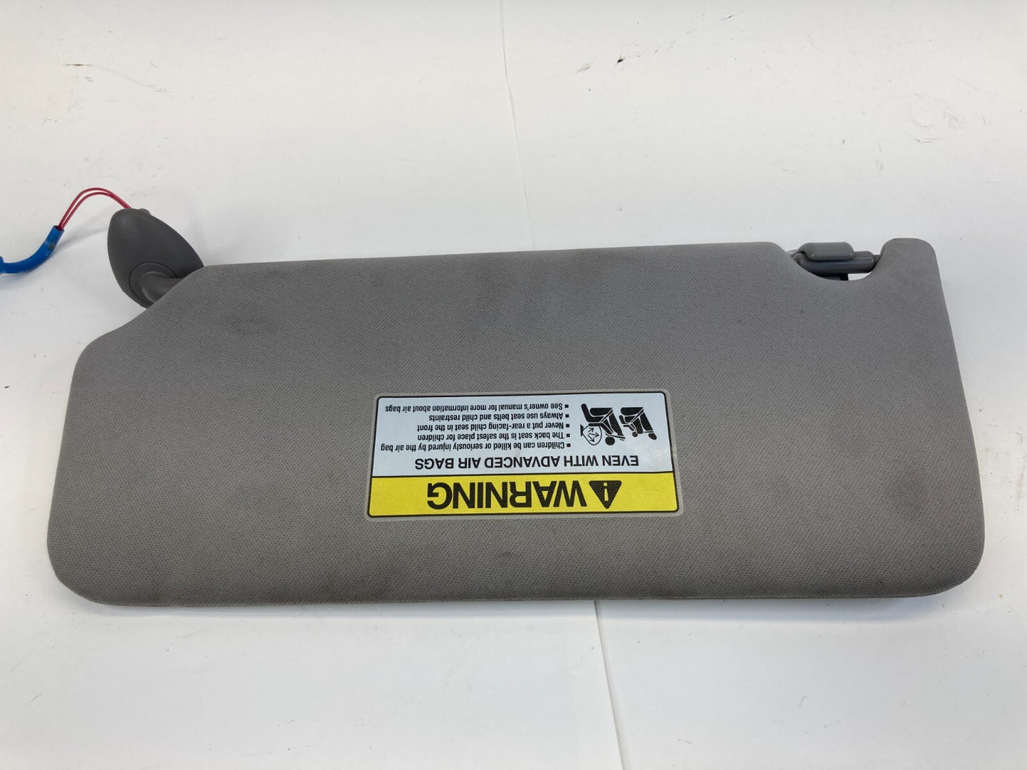 08-12 Honda Accord Left Right Sunvisor Sun Visor Shade Set Illuminated Grey OEM