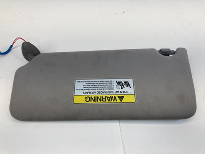 08-12 Honda Accord Left Right Sunvisor Sun Visor Shade Set Illuminated Grey OEM