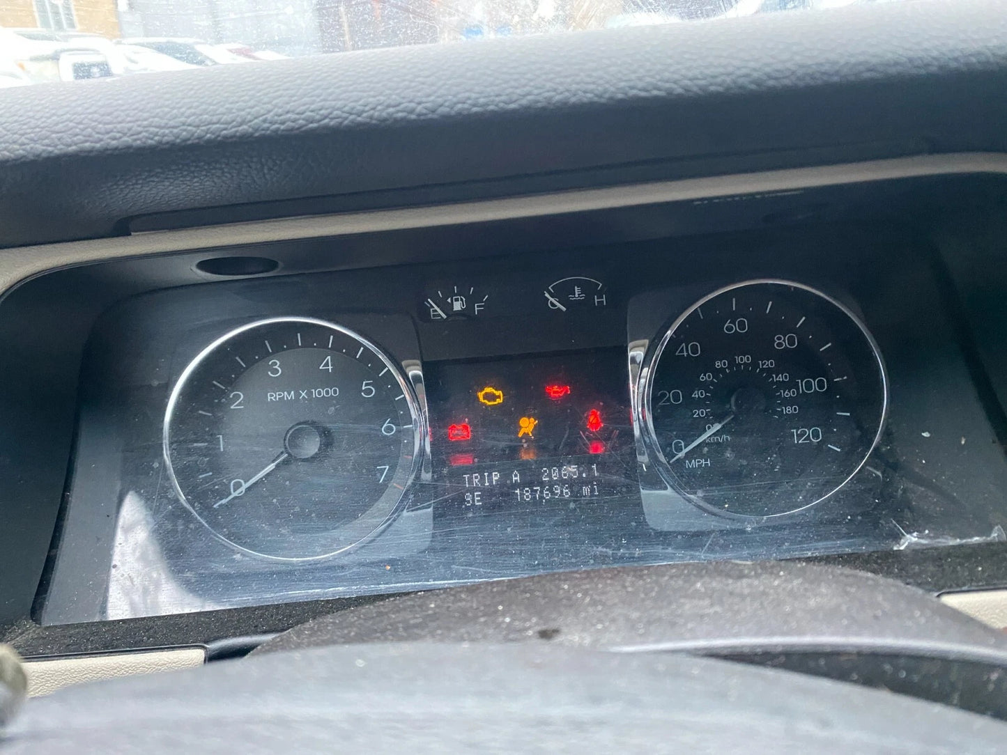 2007 07 LINCOLN MKZ 3.5L A/T SPEEDOMETER INSTRUMENT CLUSTER 187K 7H6T-10849-AD