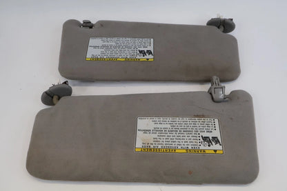 2007-2011 TOYOTA CAMRY ROOF SUNVISOR SUN VISOR LEFT & RIGHT W/ MIRROR PAIR SET