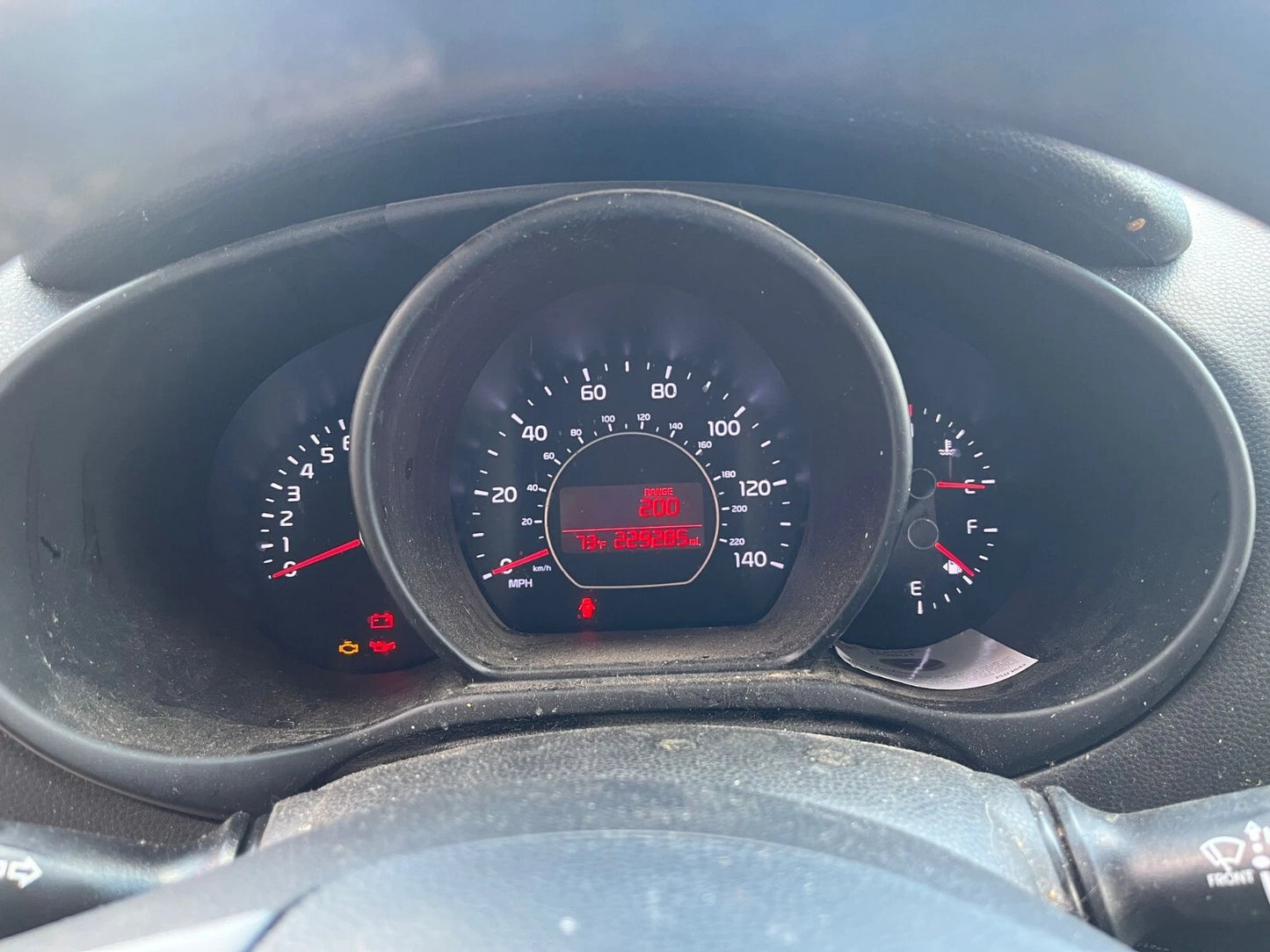 2014-2016 KIA SOUL SPEEDOMETER CLUSTER DASH GAUGE 229.285 MILES 94006-B2620 OEM