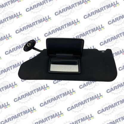2011-2014 Dodge Avenger Left Driver Side Sunvisor Sun Visor Black Cloth OEM