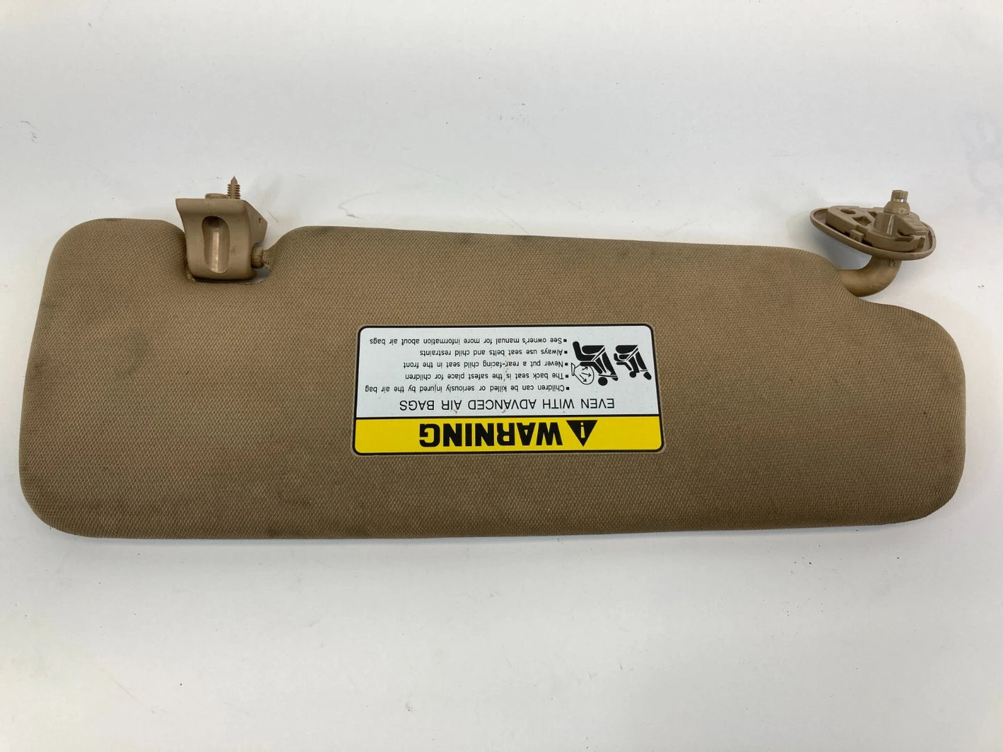 2011-2014 HYUNDAI SONATA FRONT LEFT DRIVER SIDE SUNVISOR SUN VISOR SHADE BEIGE